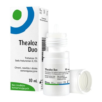 Thealoz Duo Augentropfen, 10 ml Lösung : : Drogerie & Körperpflege