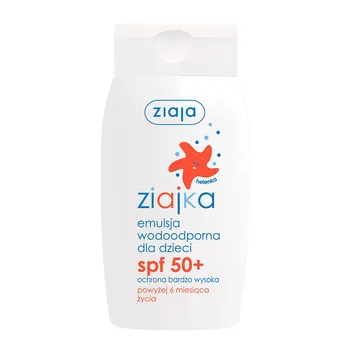 Ziajka, wasserfeste Emulsion für Kinder, SPF 50+, 125 ml